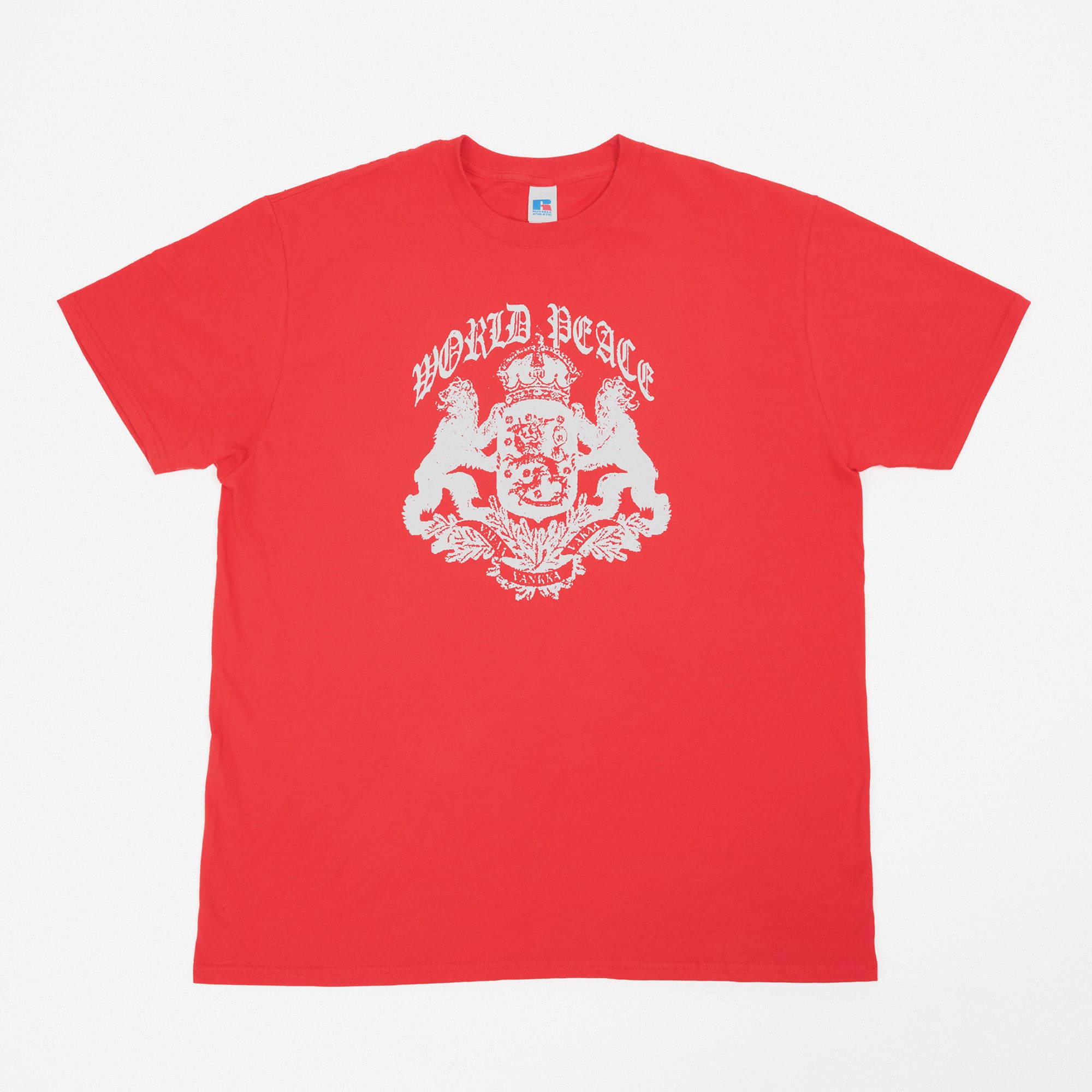 CREST TEE in red