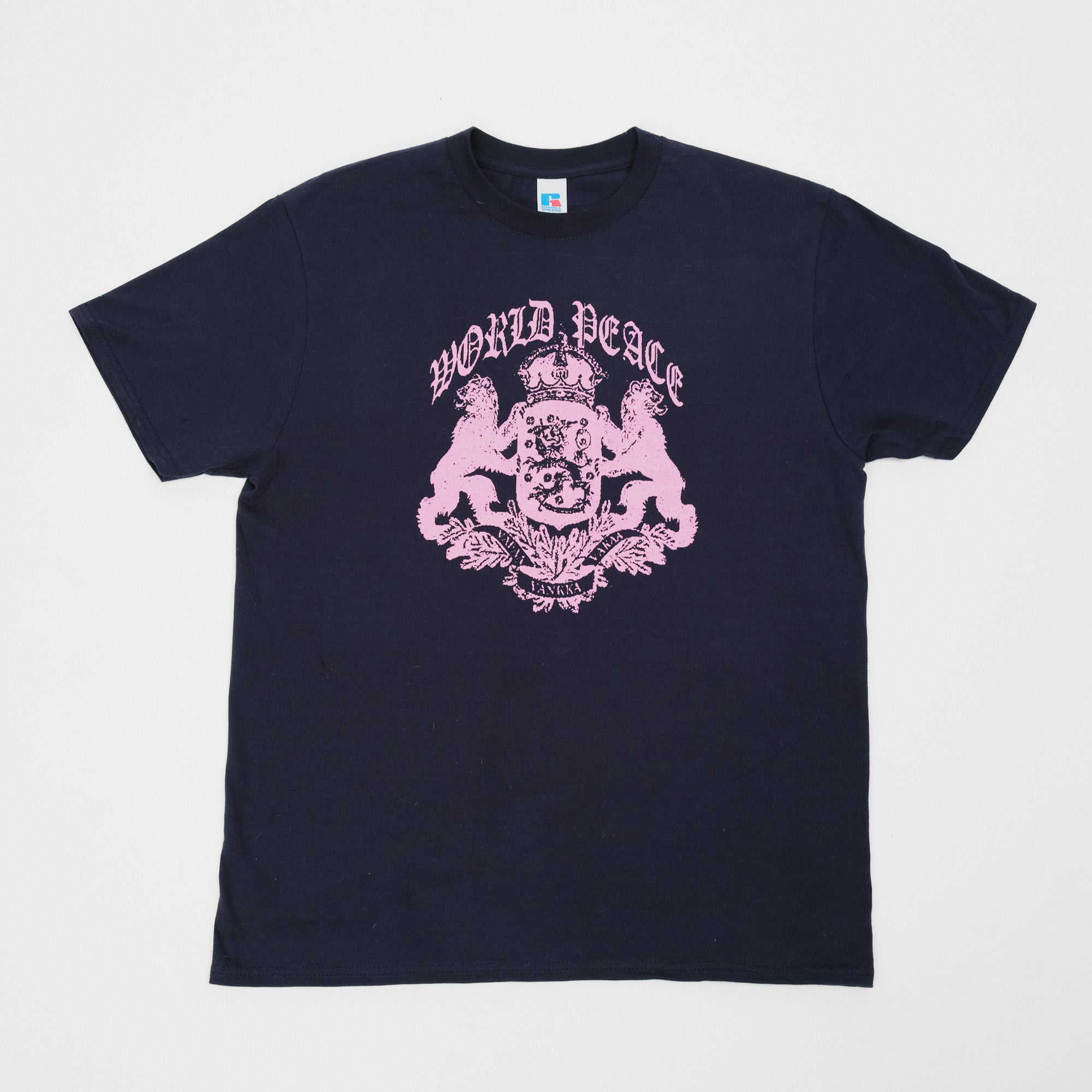CREST TEE in navy